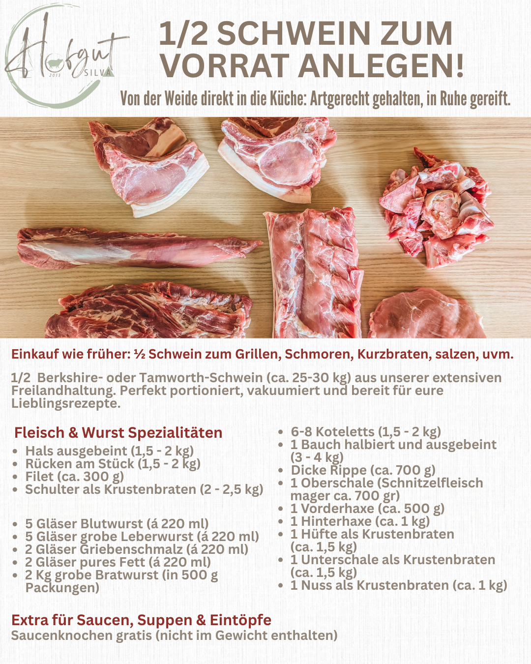 1/2 Schwein