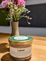 Lyoner im Glas