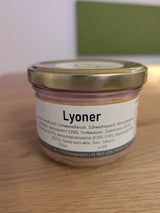 Lyoner im Glas