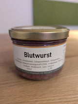 Blutwurst/Schwarzwurst im Glas