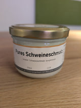 Pures Fett im Glas